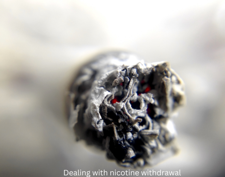 Dealing with nicotine withdrawal