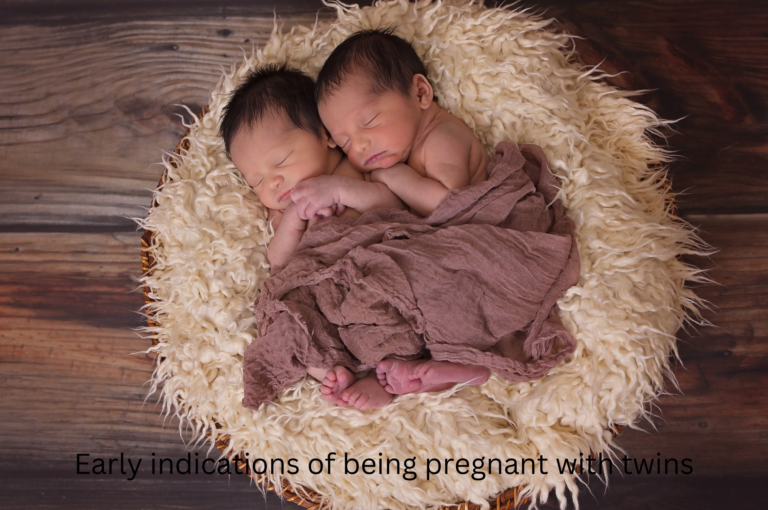 Early indications of being pregnant with twins